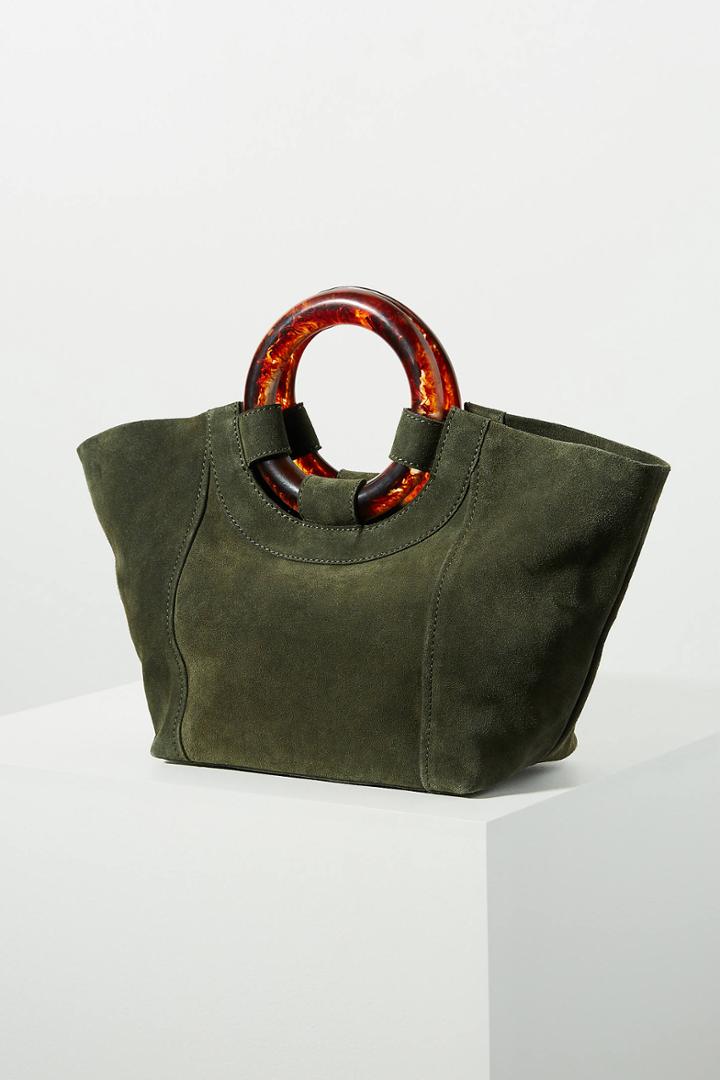 Anthropologie Ursula Lucite-handled Tote Bag