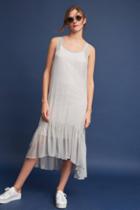 Illia Lorelai Silk Flounced Dress
