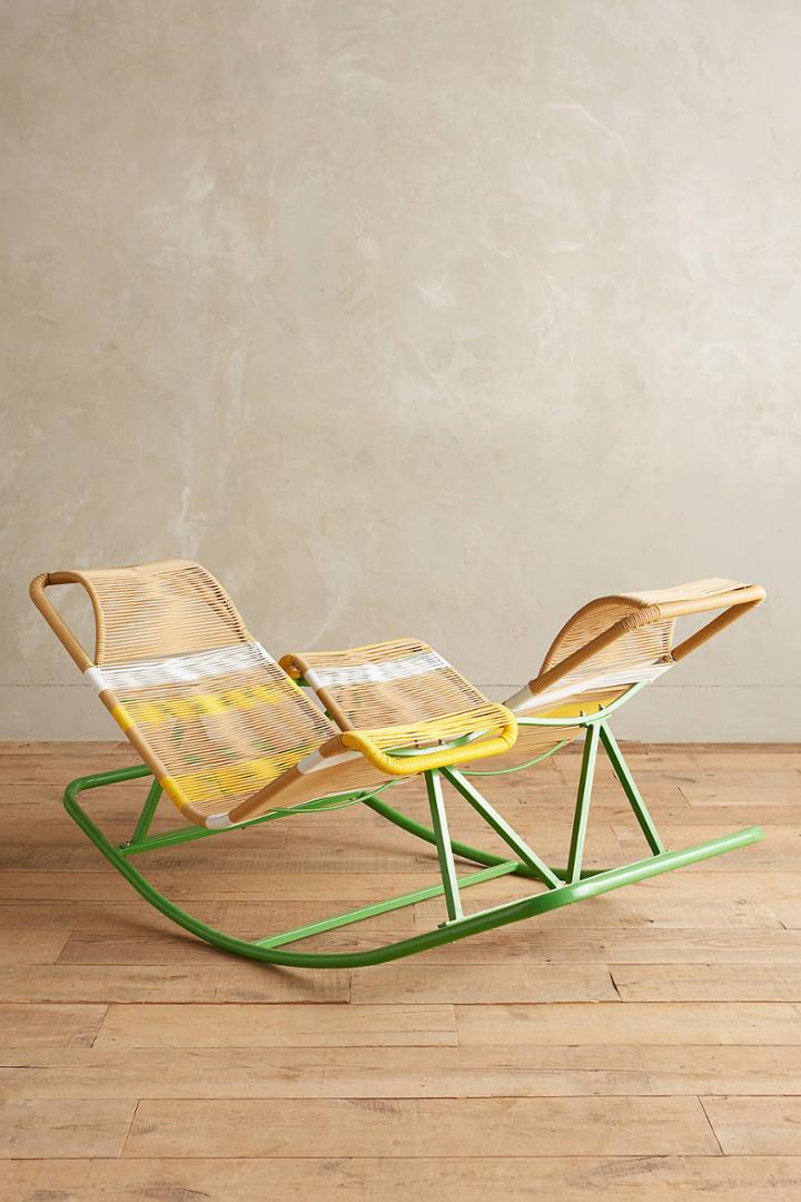 Anthropologie Dual Rocking Chair