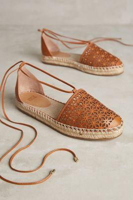 Jasper & Jeera Rosecut Espadrilles Cognac