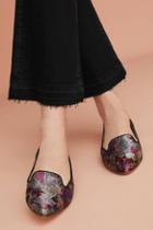 Anthropologie Butterfly Brocade Loafers