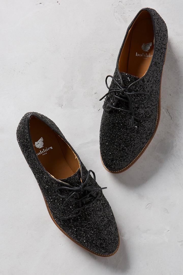Bobbies La Majorette Glitter Oxfords