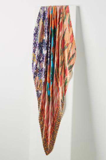 Elizabeth Gillett Morena Pleated Scarf