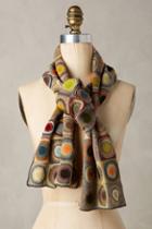 Sophie Digard Pieced Circles Wool Scarf
