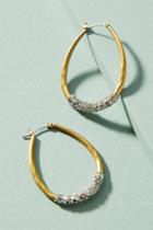 Anthropologie Chain-wrapped Hoop Earrings