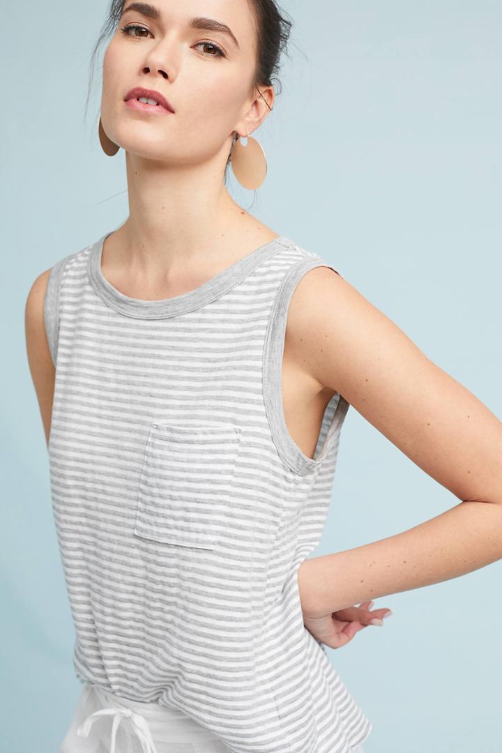 Velvet By Graham & Spencer Lucia Striped Tank