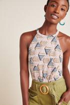 Anthropologie Lindsay Structured Halter Top