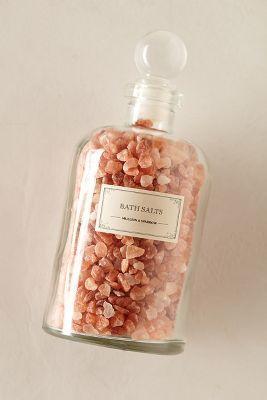 Anthropologie Mullein & Sparrow Pink Himalayan Bath Salts