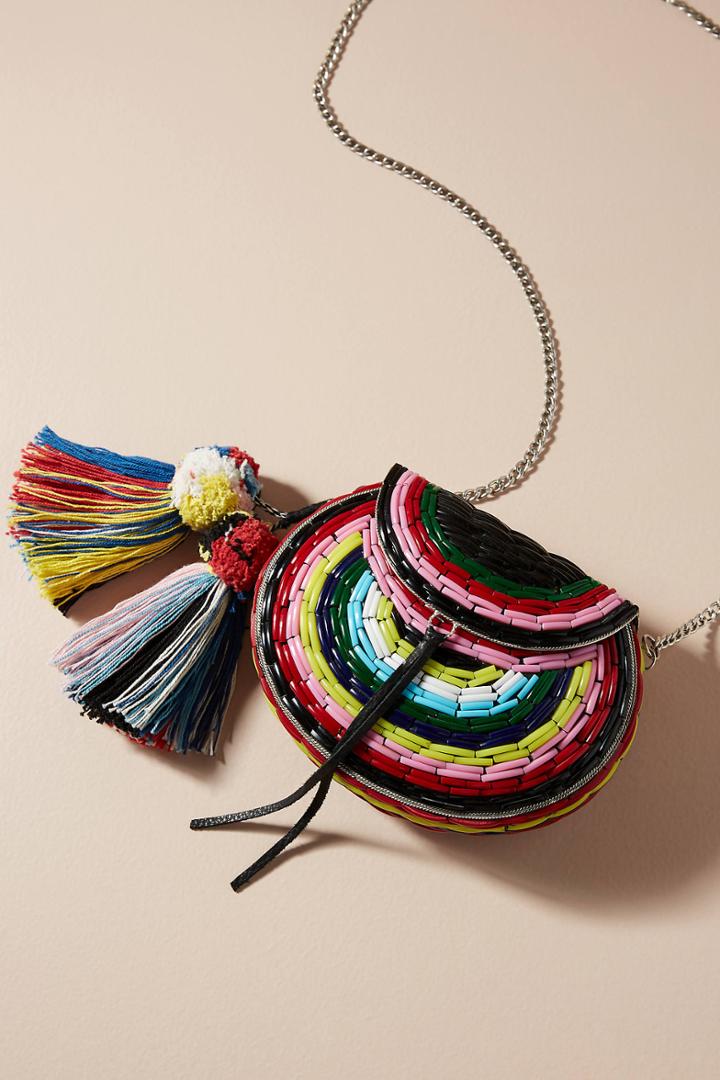 Anthropologie Nacala Tasseled Clutch