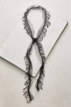 Anthropologie Feather-fringe Wrap Necklace