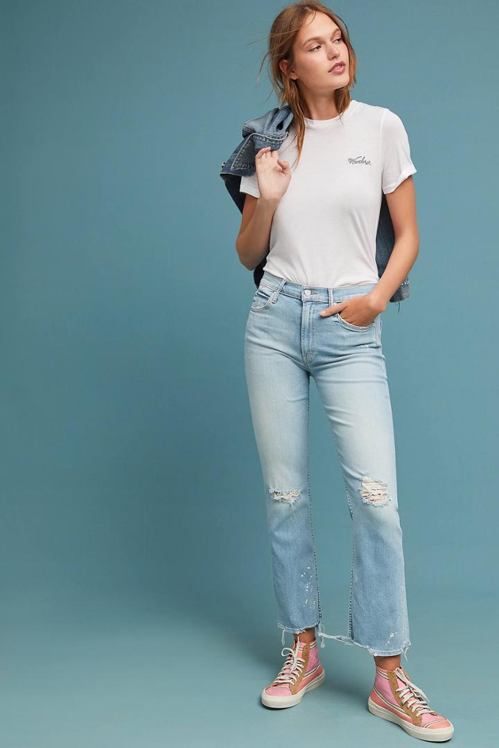 Mother The Dutchie High-rise Skinny Ankle Jeans