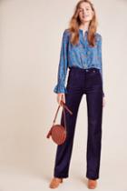 7 For All Mankind Alexa Ultra High-rise Straight Velvet Jeans
