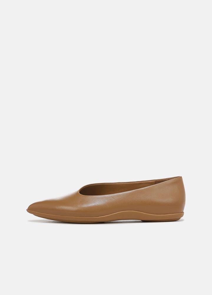 Vince Lex Leather Assymetrical Flat