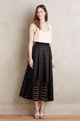 Sachin + Babi Lace Blooms Ball Skirt