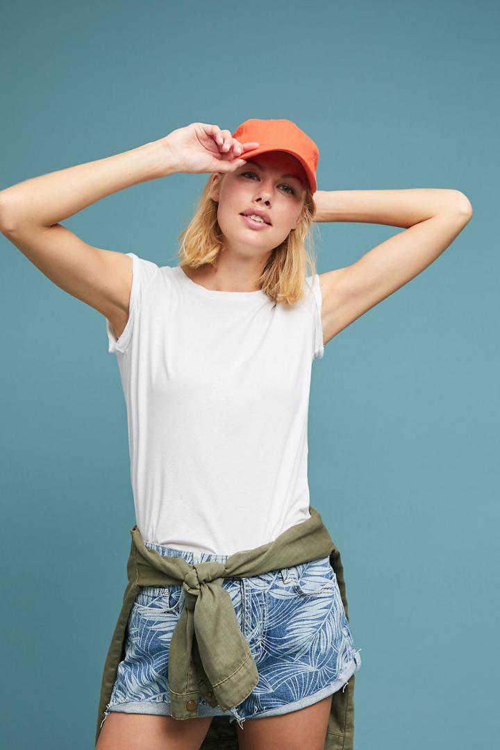 Current/elliott Current/elliot The Ultra High-waist Denim Shorts