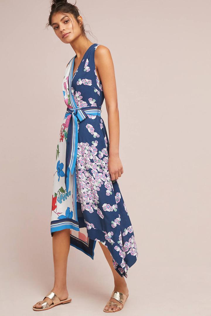Maeve Botanica Wrap Dress