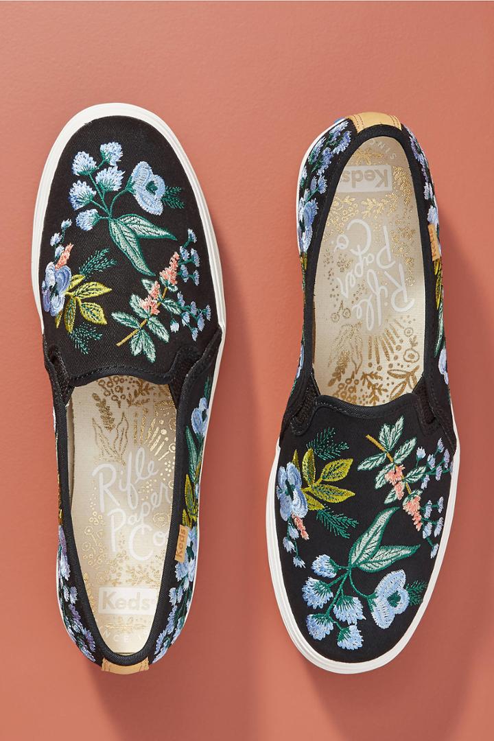 Keds Embroidered Triple Decker Sneakers