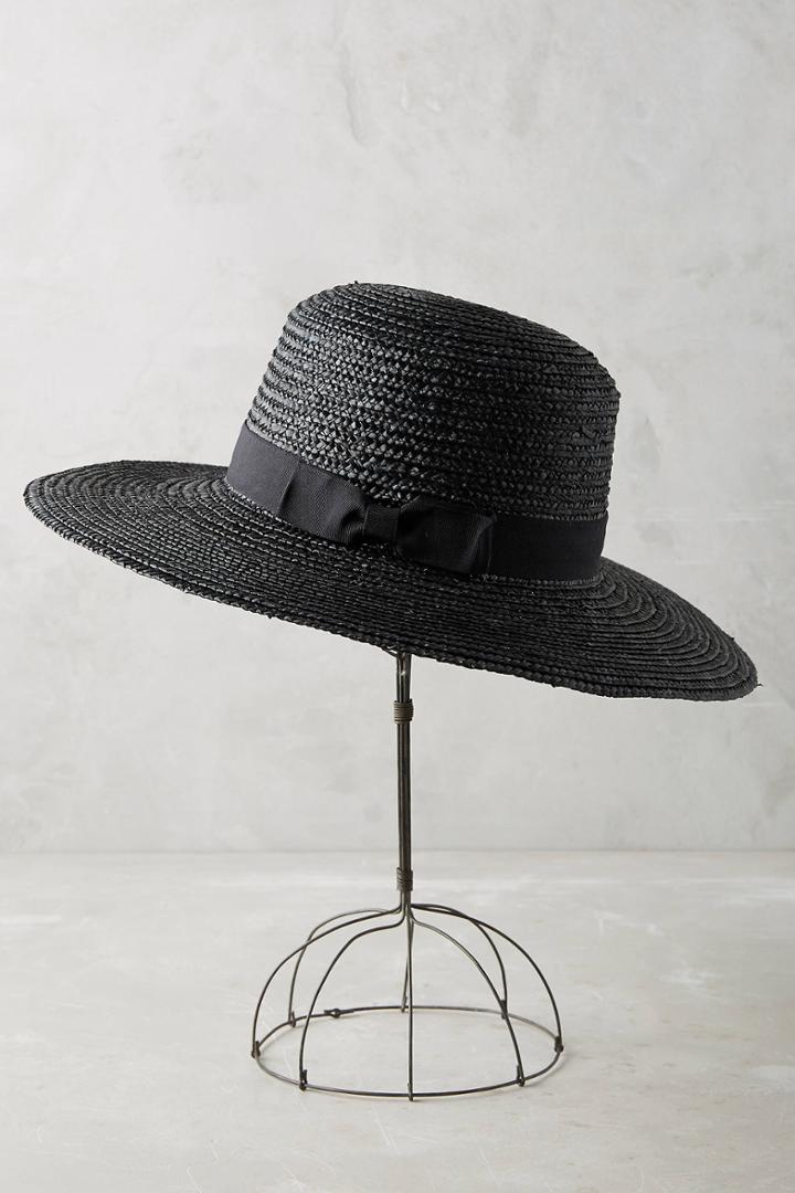 Anthropologie Eleanor Boater Hat