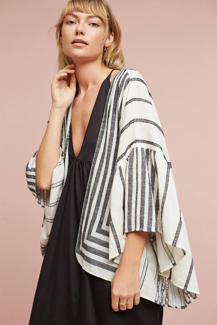 Anthropologie Aggie Ruffle Kimono