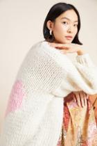 The Knitter Happy Hearts Merino Wool Cardigan