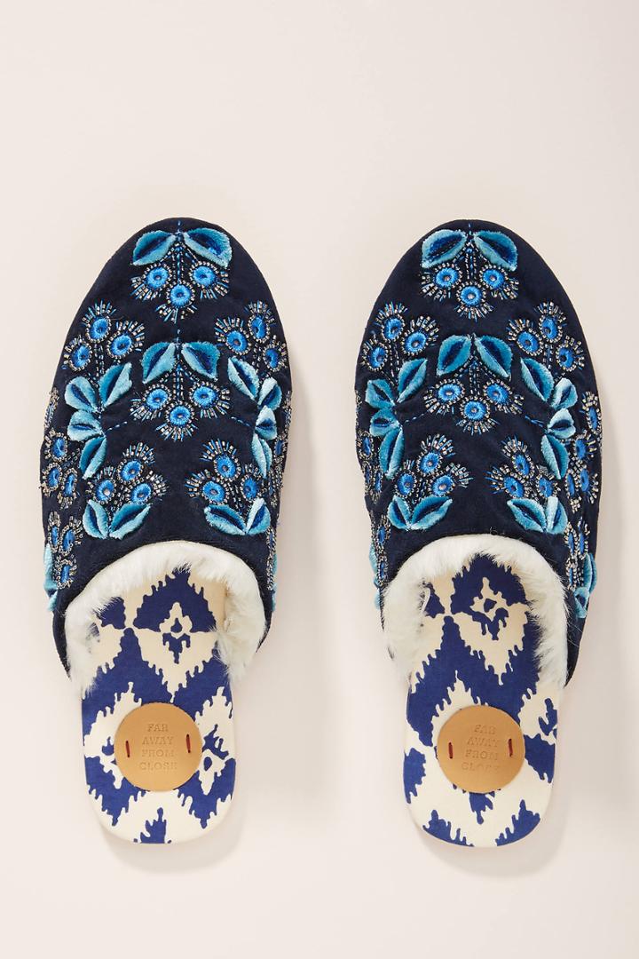 Far Away From Close Meadow Slide Slippers