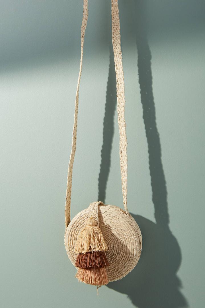 Kaanas Tulum Tasseled Crossbody Bag