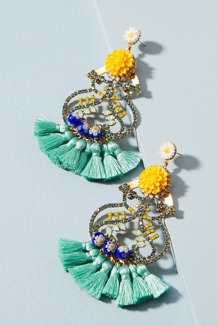 Elizabeth Cole Seahorse Drop Earrings
