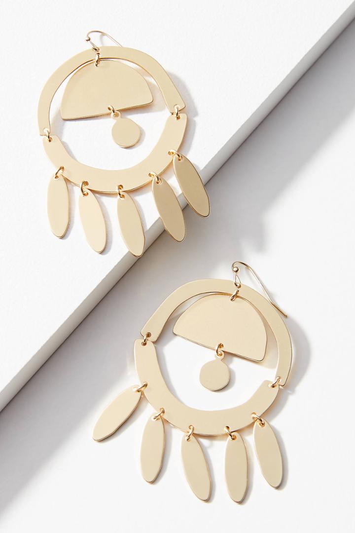 Anthropologie Flutter Drop Earrings