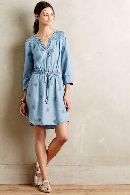 Holding Horses Plumage Chambray Dress