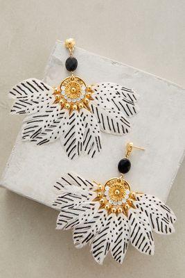 Gas Bijoux Zebra Flight Earrings