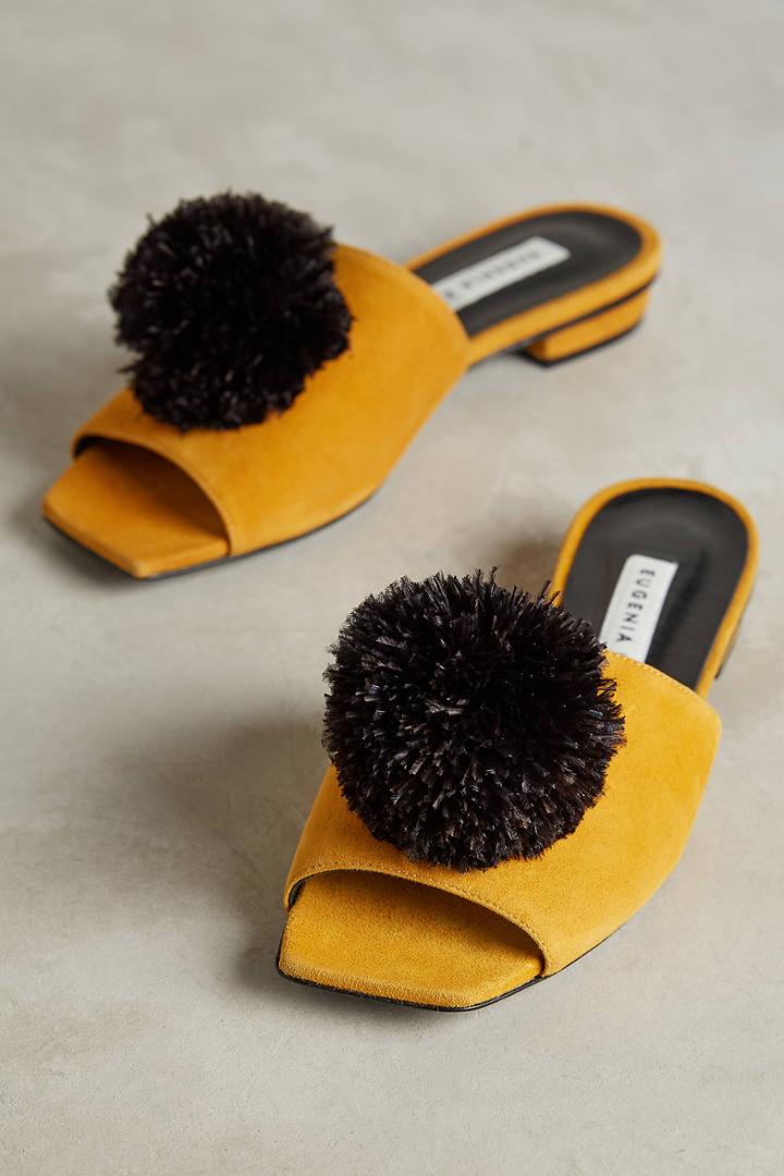 Eugenia Kim Feather-pom Slides