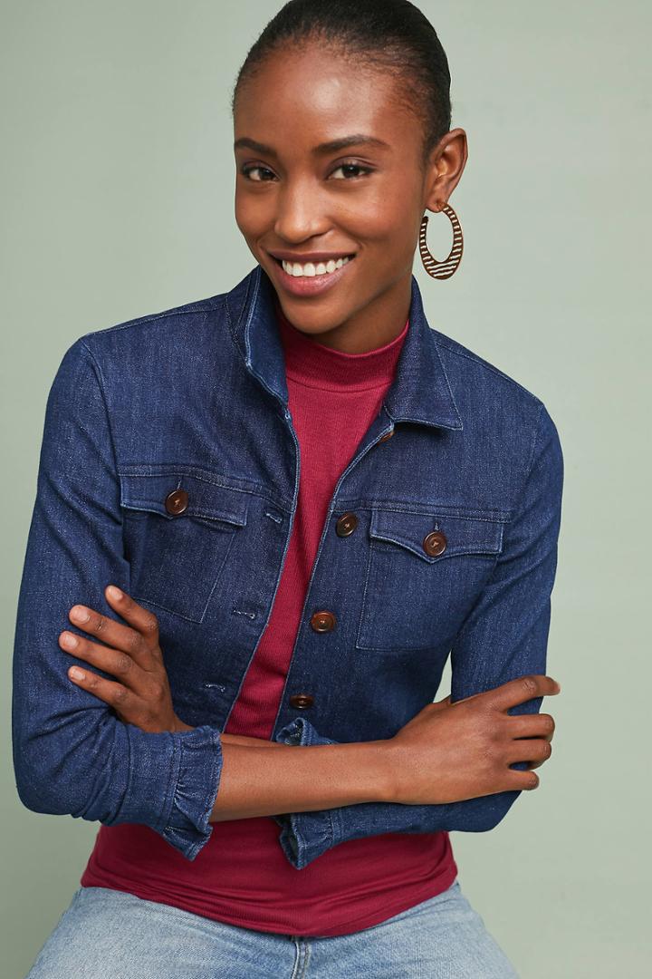 Capulet Heather Ruffled Denim Jacket