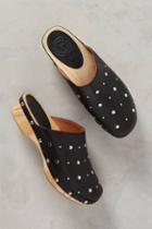 Anthropologie Wg Low Wood Studded Clog