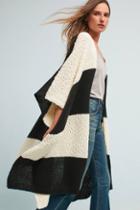 Anthropologie Mixed Stripes Kimono