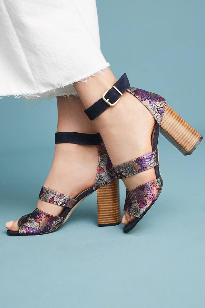 Anthropologie Mosaic Heels