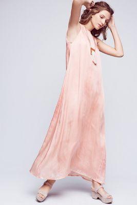 Norblack Norwhite Watercolor Morning Maxi Dress