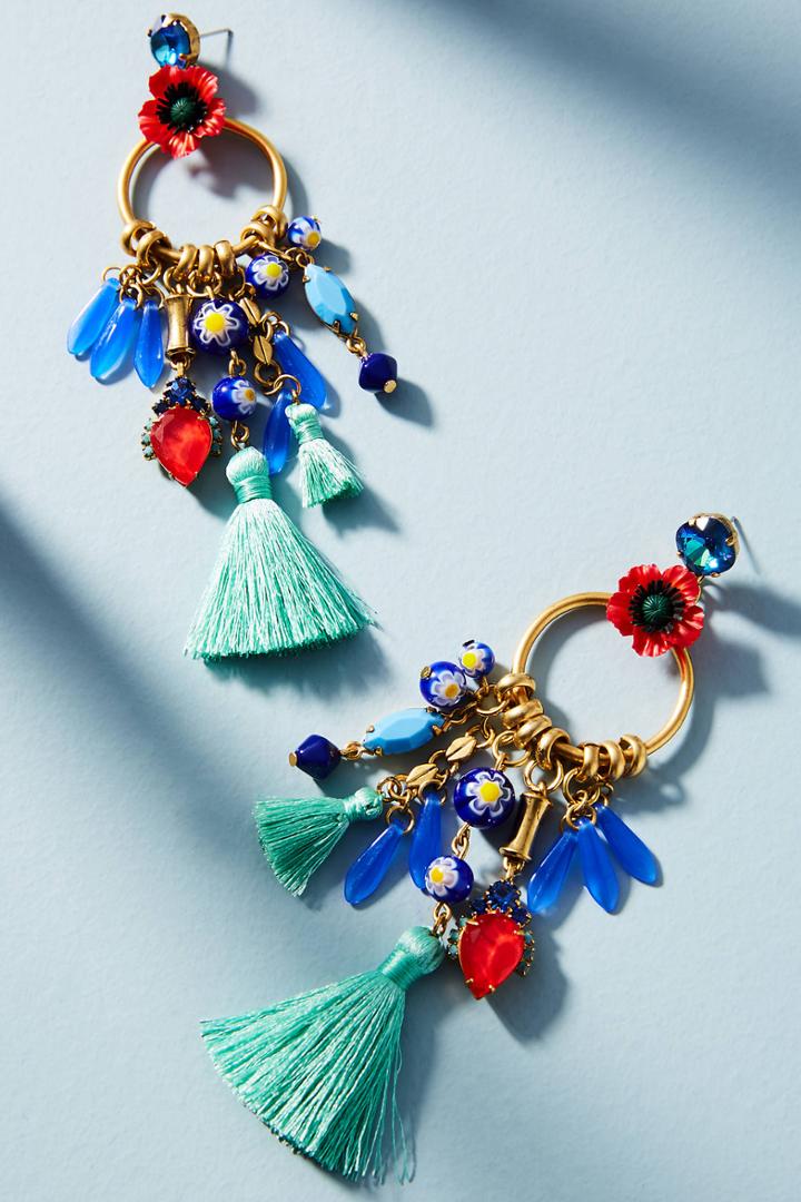 Elizabeth Cole Aussie Charm Drop Earrings