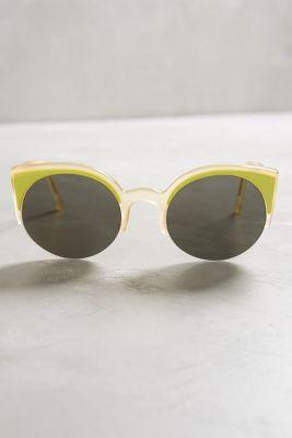 Super By Retrosuperfuture Lucia Lime Sunglasses Yellow