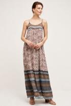 Anja Maxi Dress Blue Motif