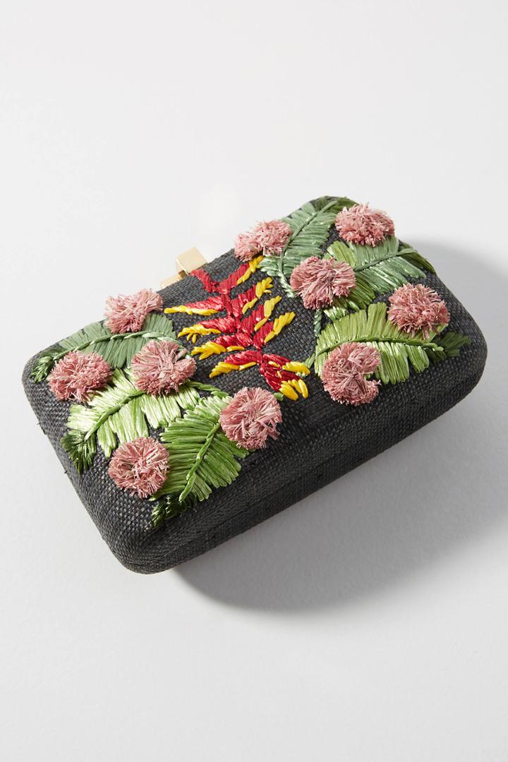 Serpui Marie Heliconia Flower Clutch