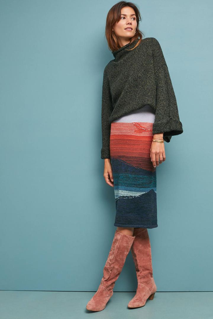 Akemi + Kin Scenic Sweater Skirt