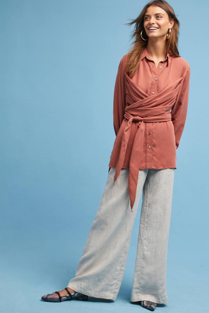 Mara Hoffman Aubryn Wrap Shirt
