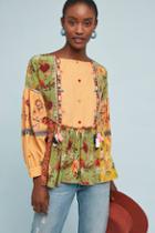 Let Me Be Kelly Patchwork Blouse