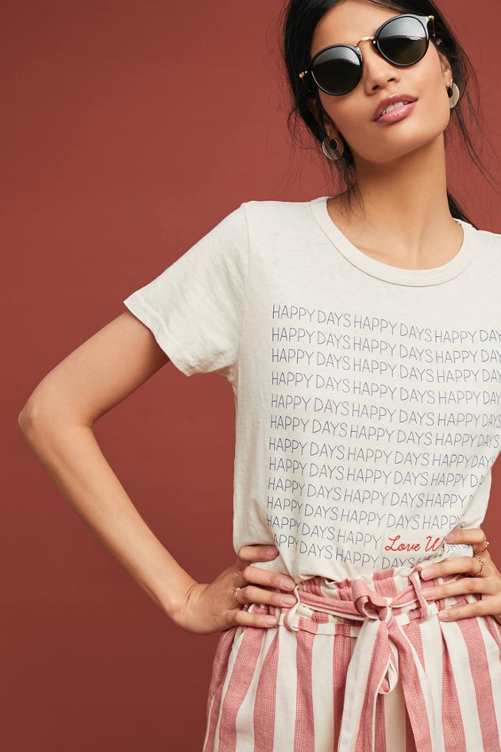 Junk Food Happy Days Graphic Tee