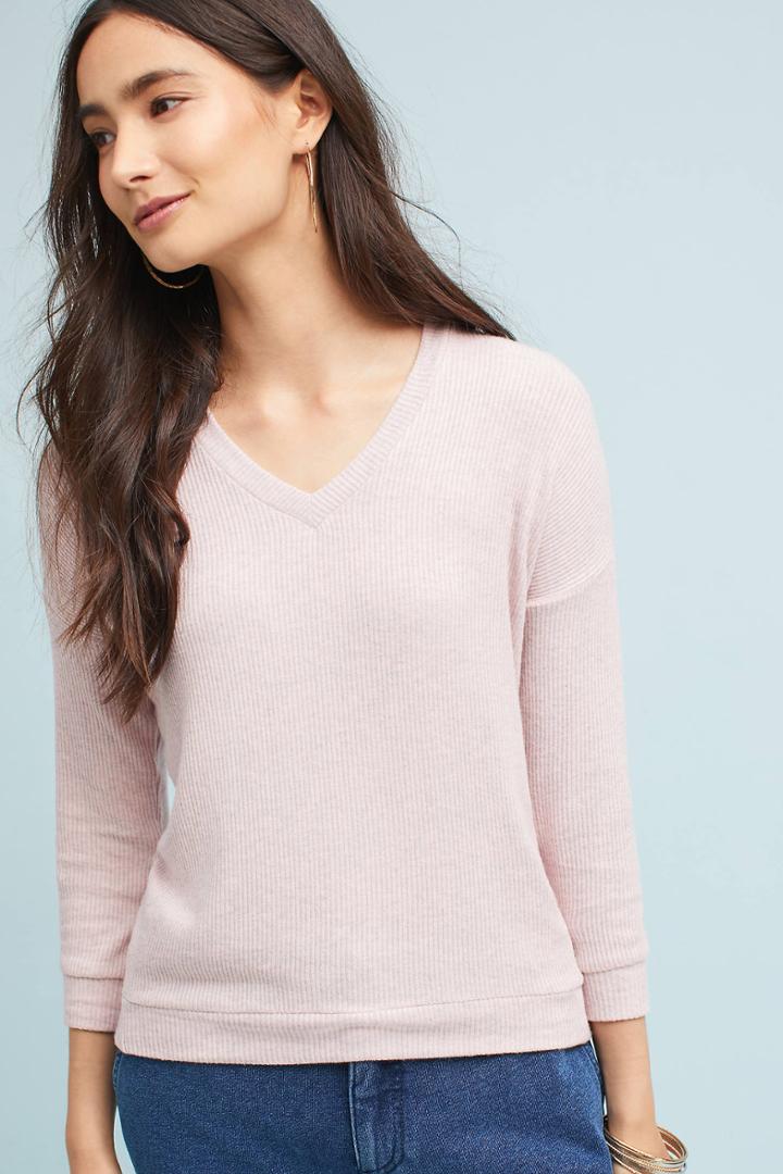Velvet By Graham & Spencer Alista V-neck Pullover