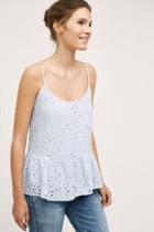 Velvet By Graham And Spencer Fluttered Eyelet Cami