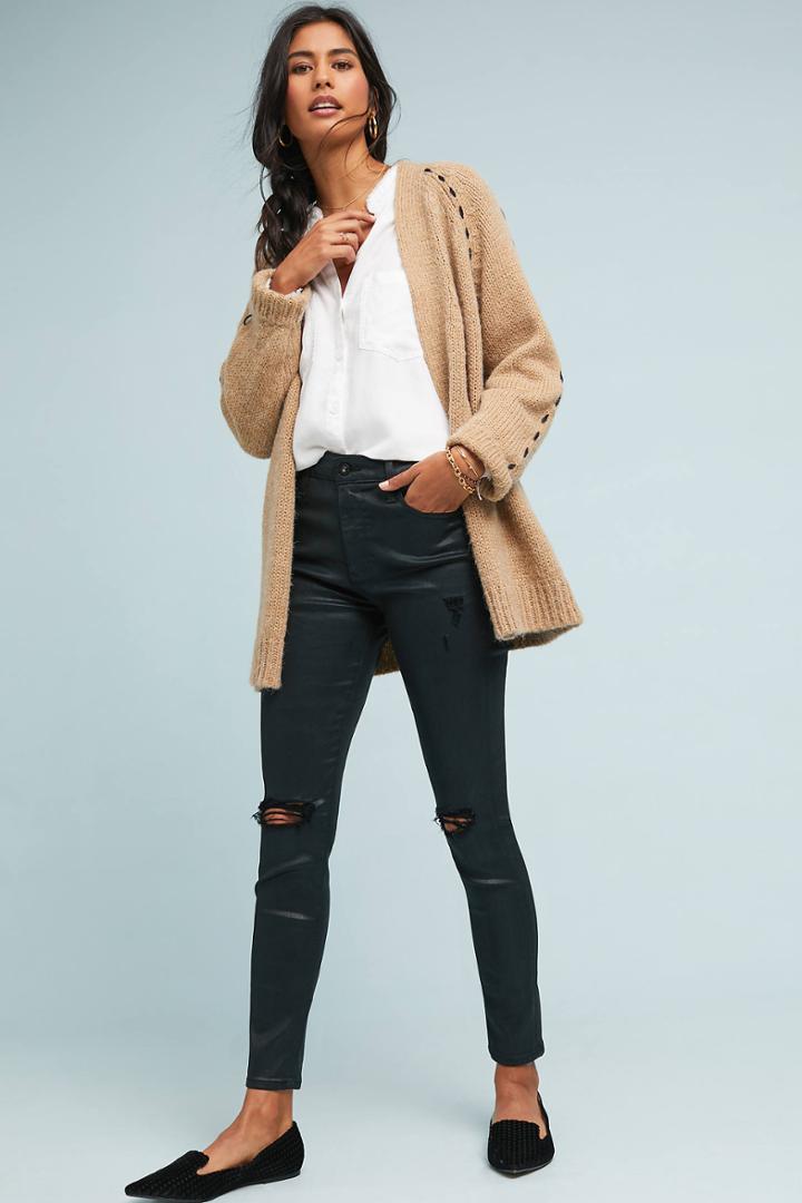 Anthropologie Ag The Farrah High-rise Skinny Ankle Jeans
