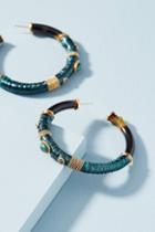 Gas Bijoux Tortoise Hoop Earrings
