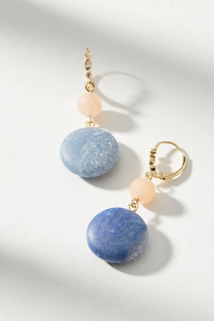 Anthropologie Speckled Stone Drop Earrings
