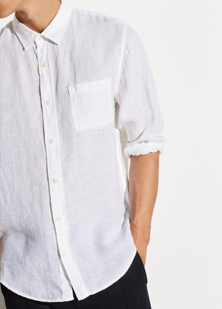 Vince Linen Long Sleeve